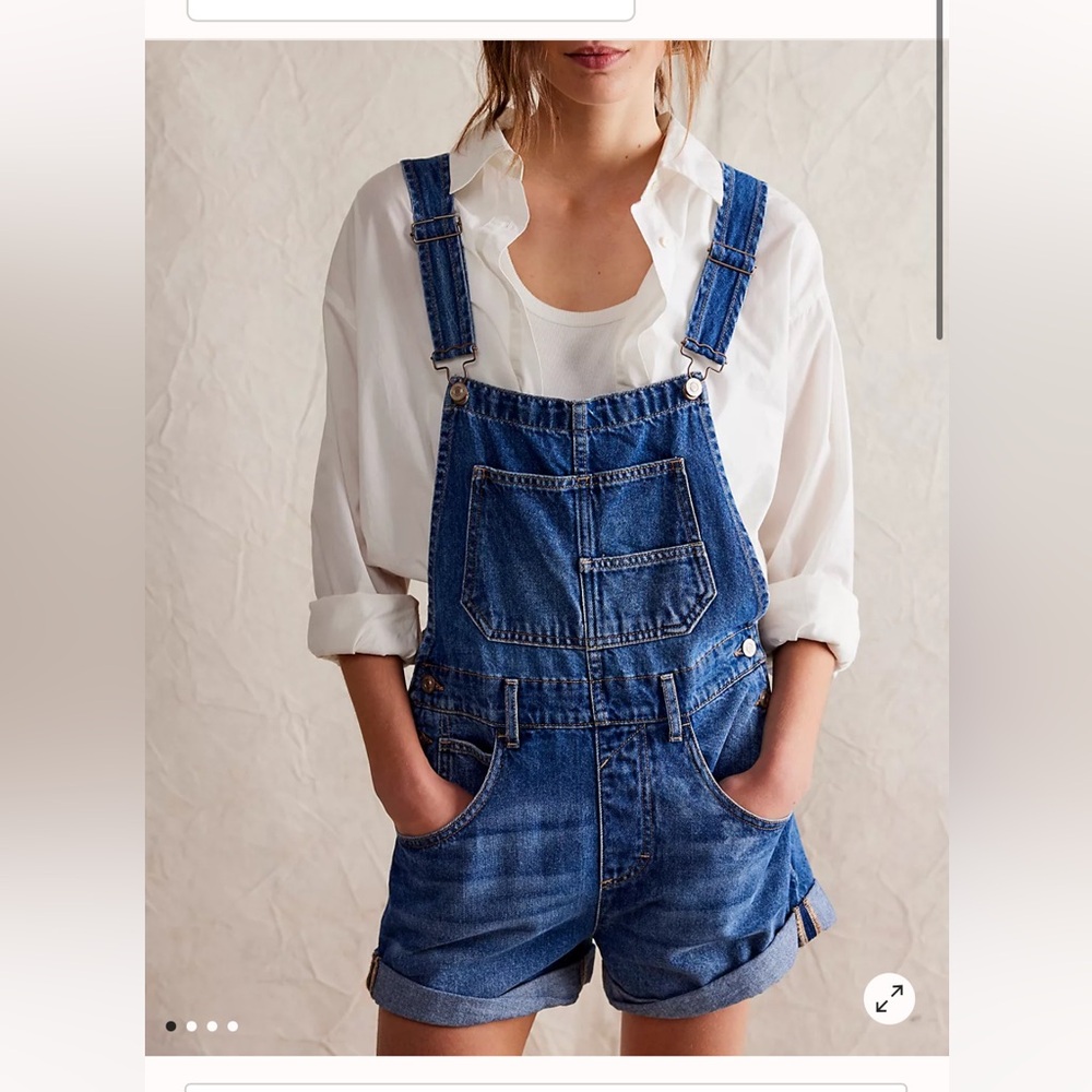 We the Free Ziggy Shortalls Size Medium